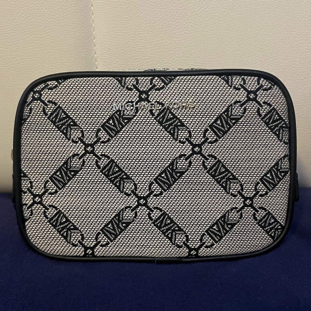 Michael Kors Black and White Belt Bag